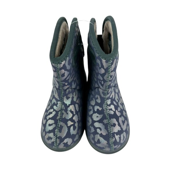 New BOGS II Metallic Leopard Waterproof Rain Boots Size 8 Toddler Kids Baby - Picture 8 of 16